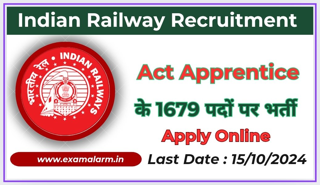 RRC North Central Railway Act Apprentice Recruitment 2024 – Apply Online